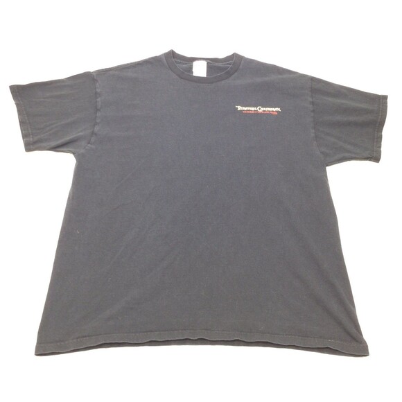 Disney Pirates Of The Caribbean The Curse Black Pearl Shirt XL Y2K Johnny Depp - Picture 1 of 6